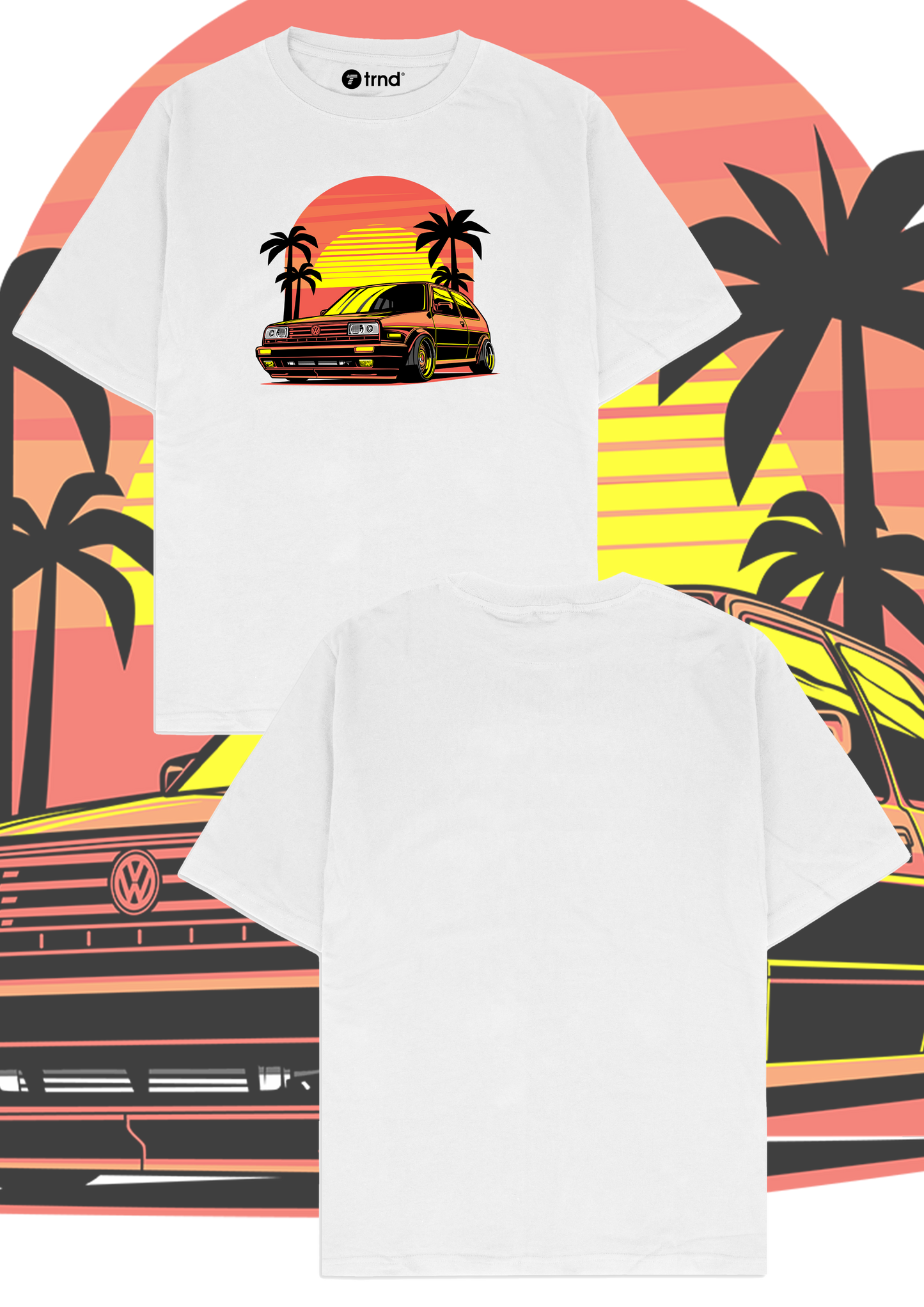 Volkswagen Sunset T-Shirt - Trend Streetwear Car Graphic Tee