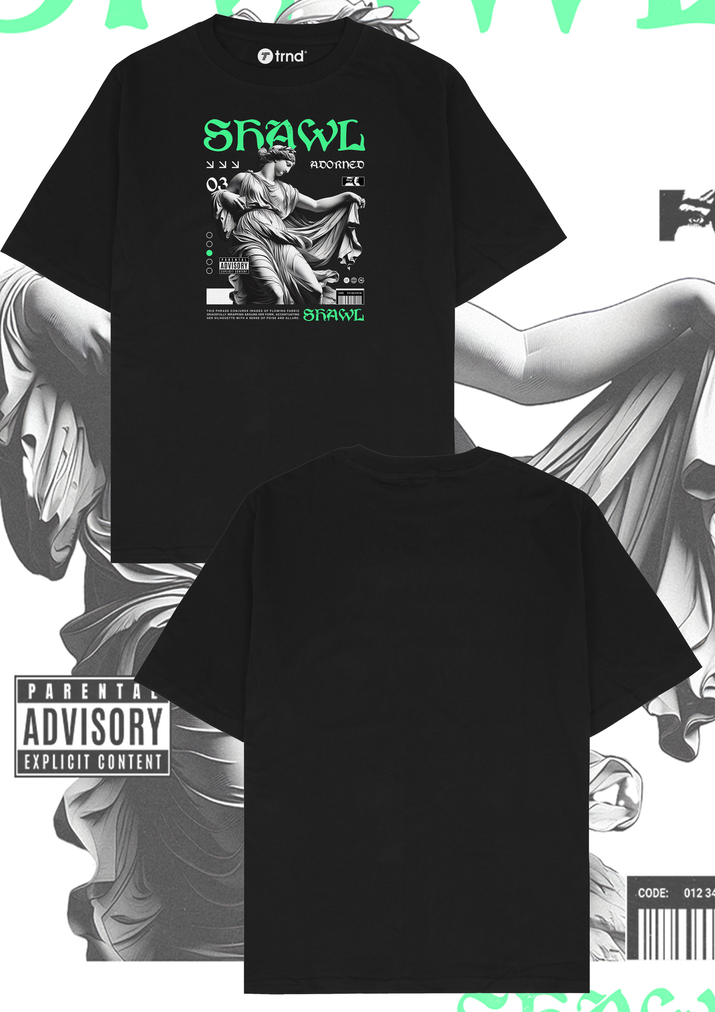 Shawl Adorned– Premium Streetwear by TRND