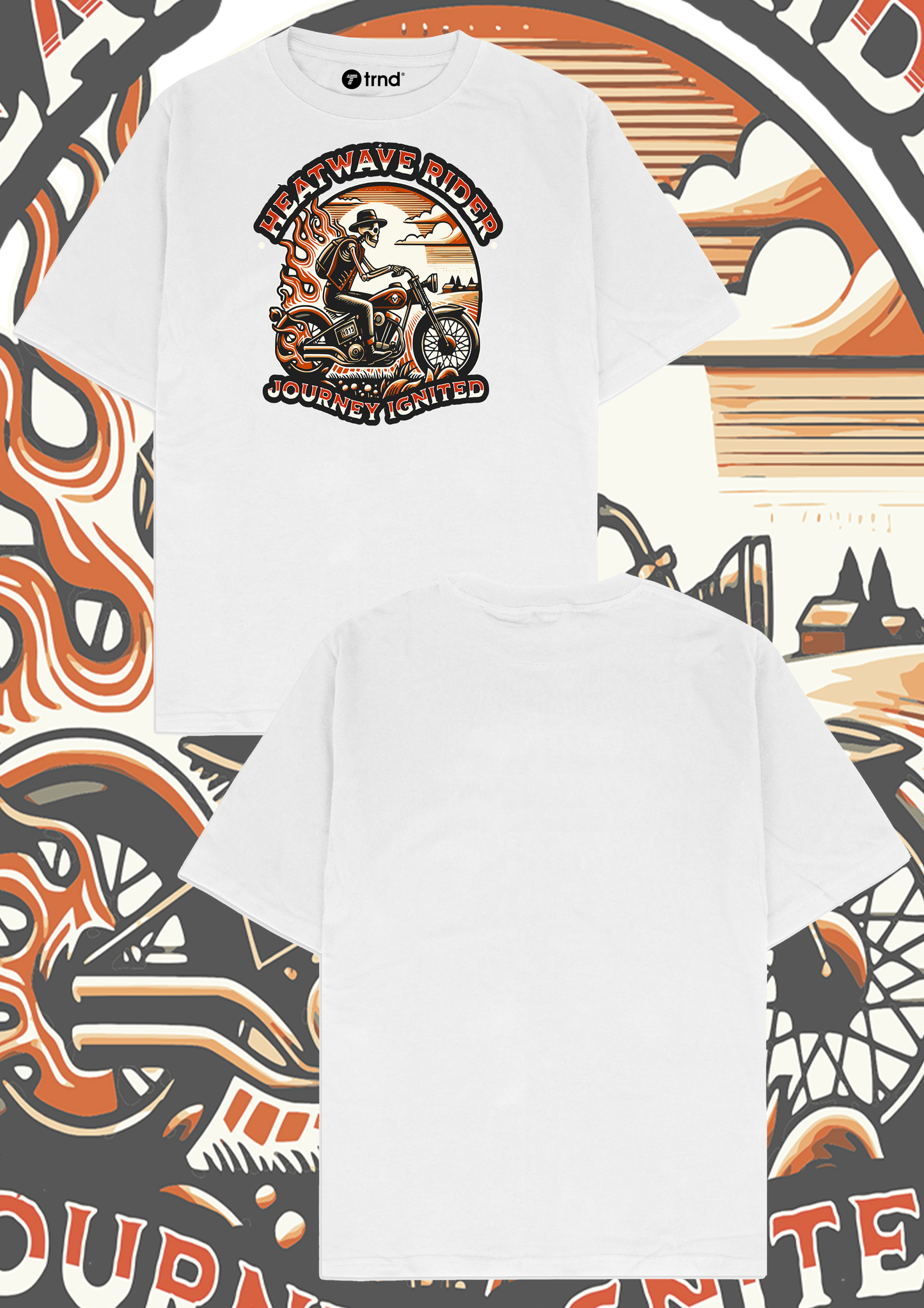 Heatwave Rider T-Shirt - Journey Ignited | TRND