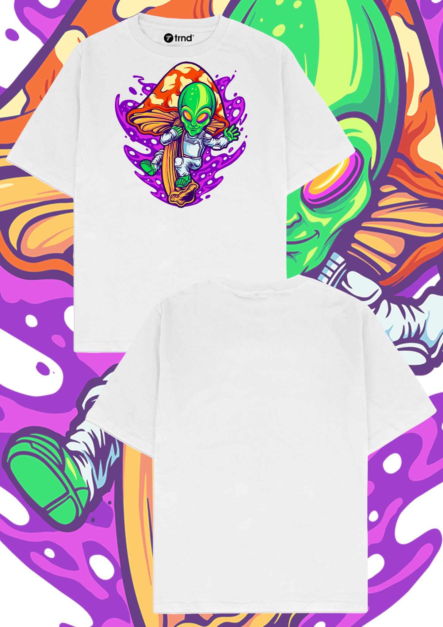 Mushroom Moonwalker T-Shirt - Galactic Groove | TRND