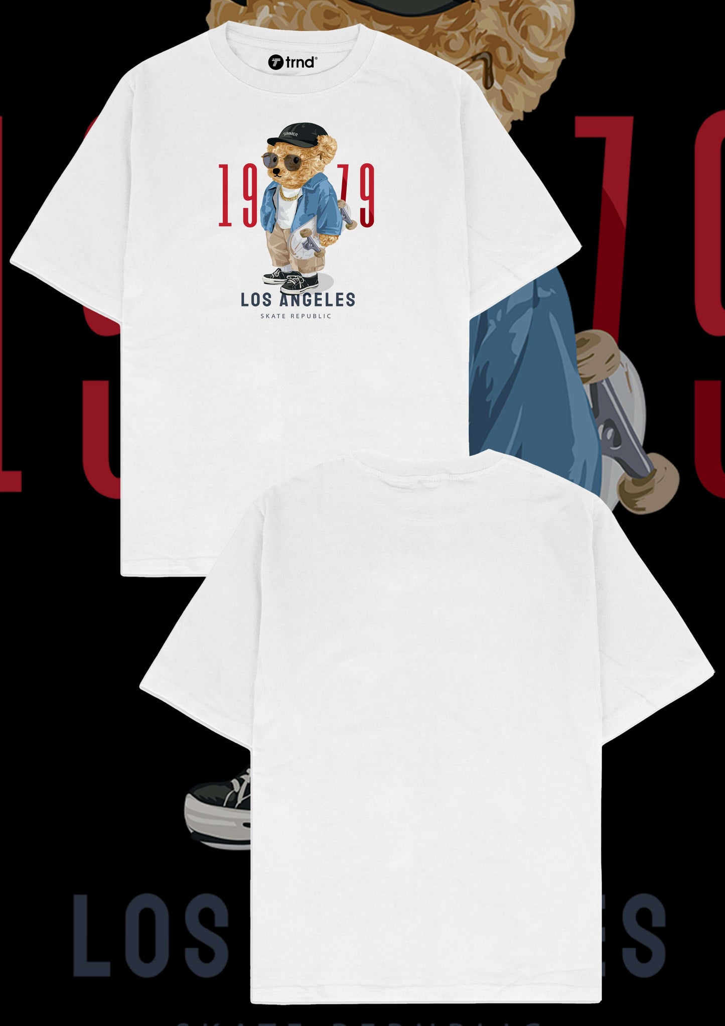 Los Angeles Skate Republic 1979 Urban Bear By TRND