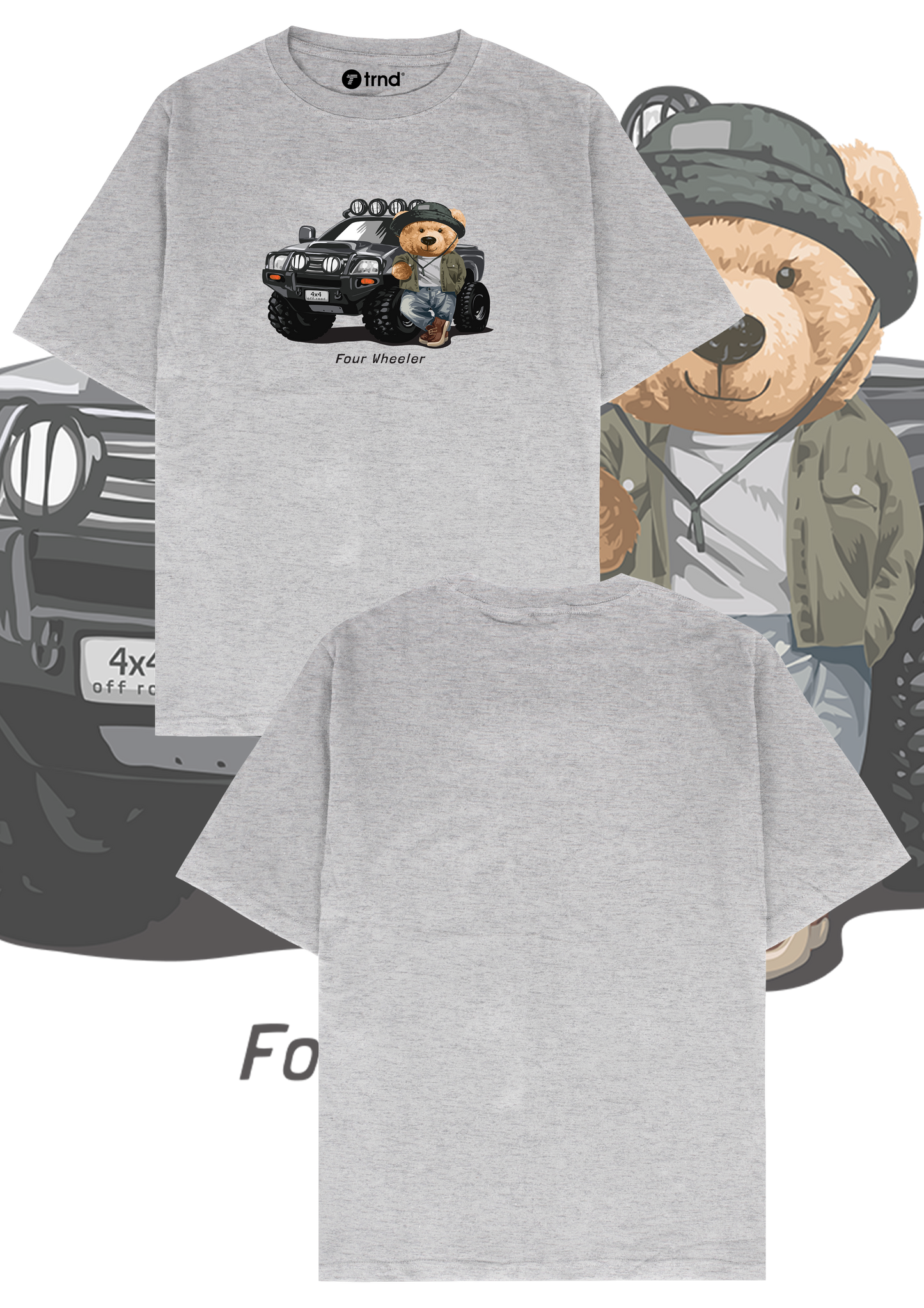 Four Wheeler Urban Teddy Bear By TRND