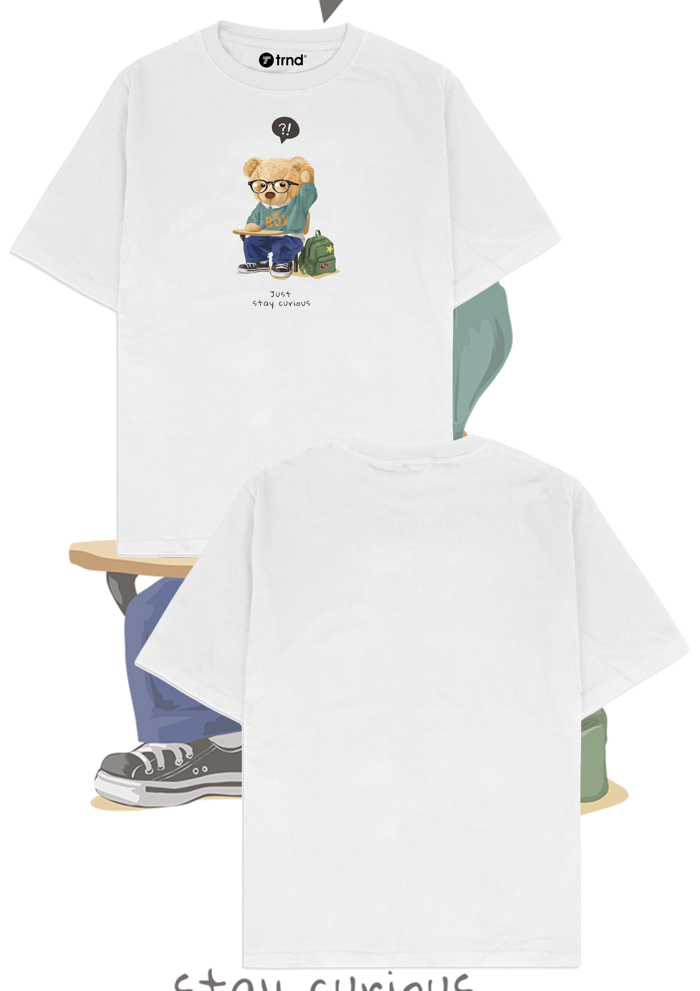 Urban Cute Teddy Bear Student By TRND