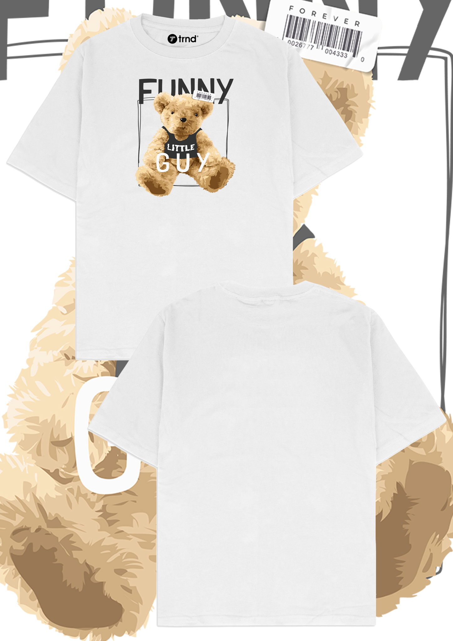 Funny Little Guy Urban Teddy Bear By TRND