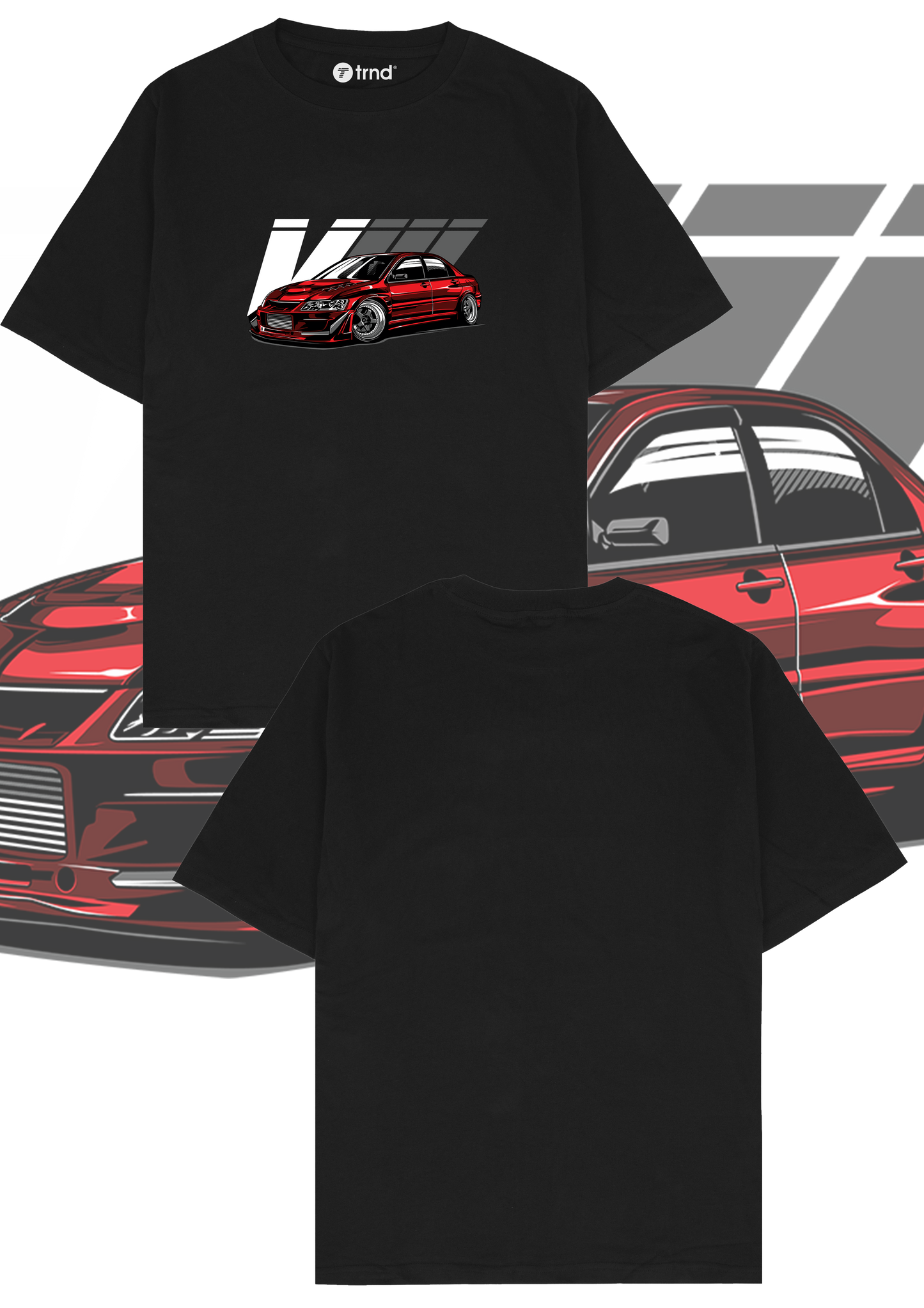 Mitsubishi Lancer Evo T-Shirt - Trend Streetwear Car Graphic Tee