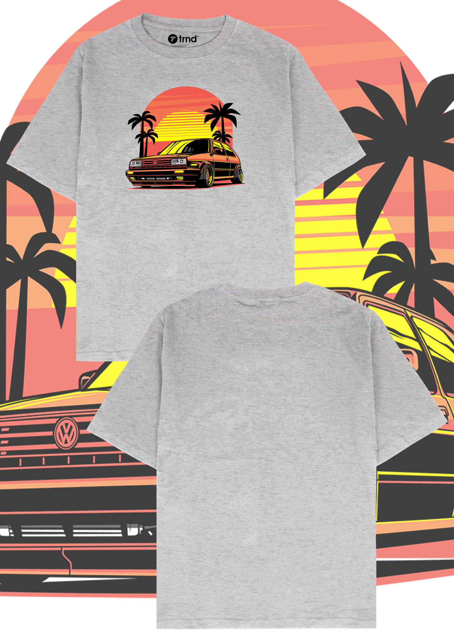 Volkswagen Sunset T-Shirt - Trend Streetwear Car Graphic Tee