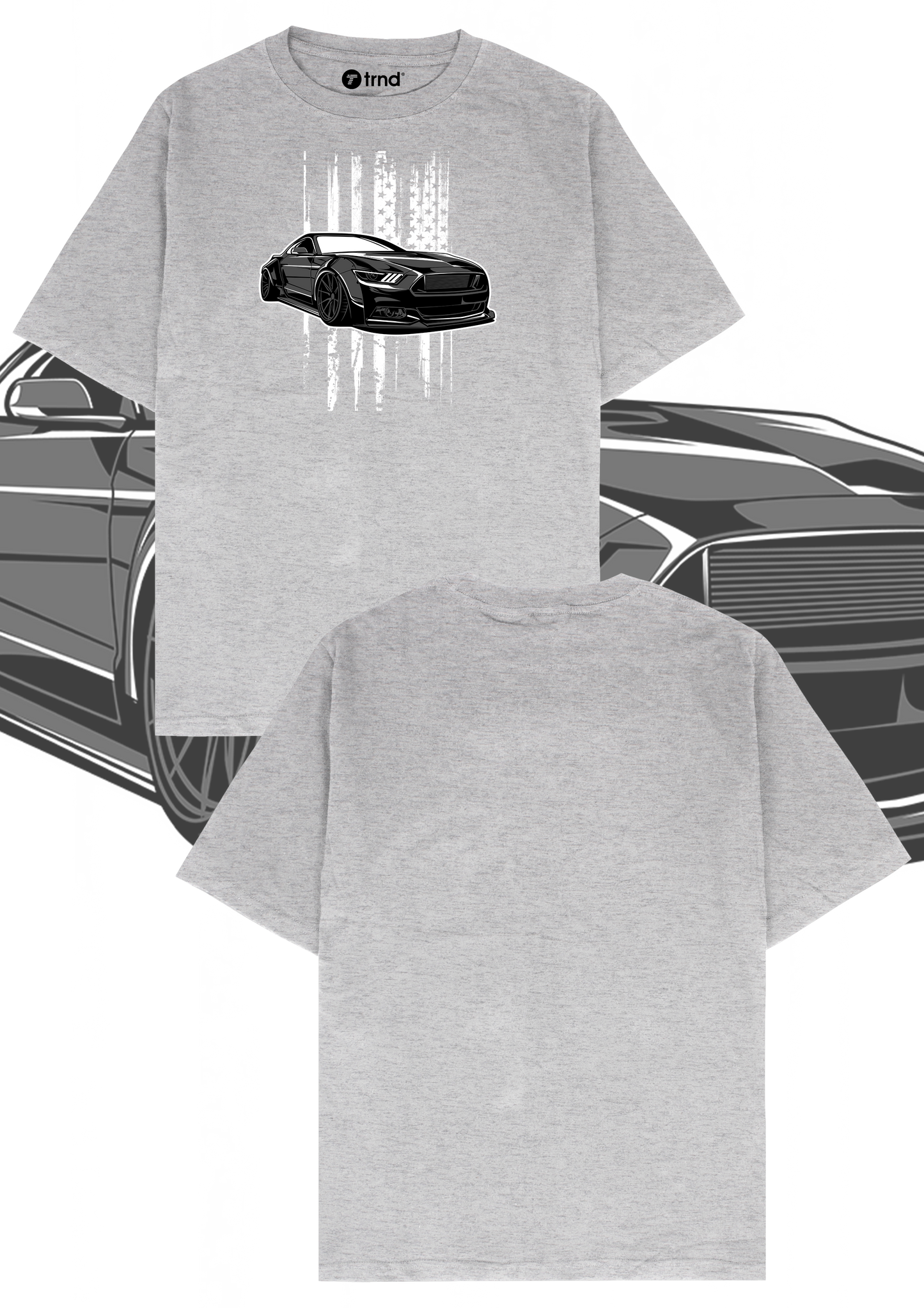 Mustang Graphic T-Shirt - Trend Streetwear Car Tee