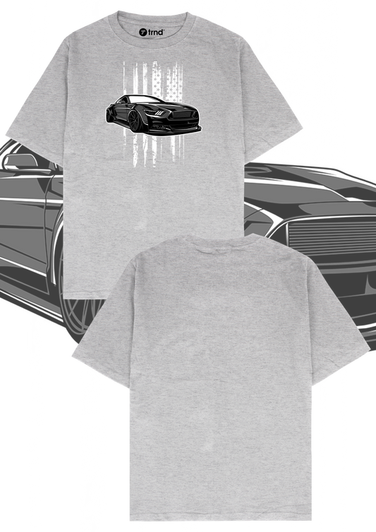 Mustang Graphic T-Shirt - Trend Streetwear Car Tee