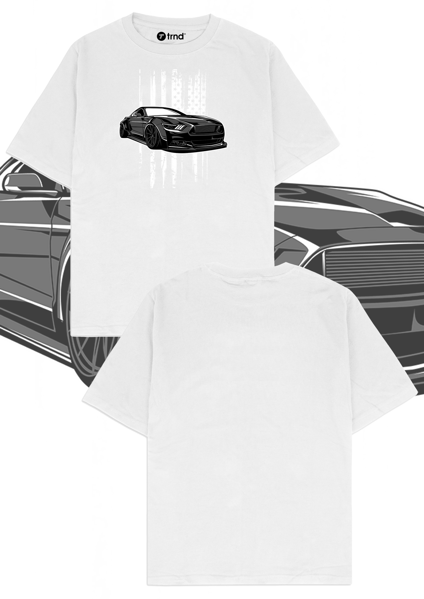 Mustang Graphic T-Shirt - Trend Streetwear Car Tee