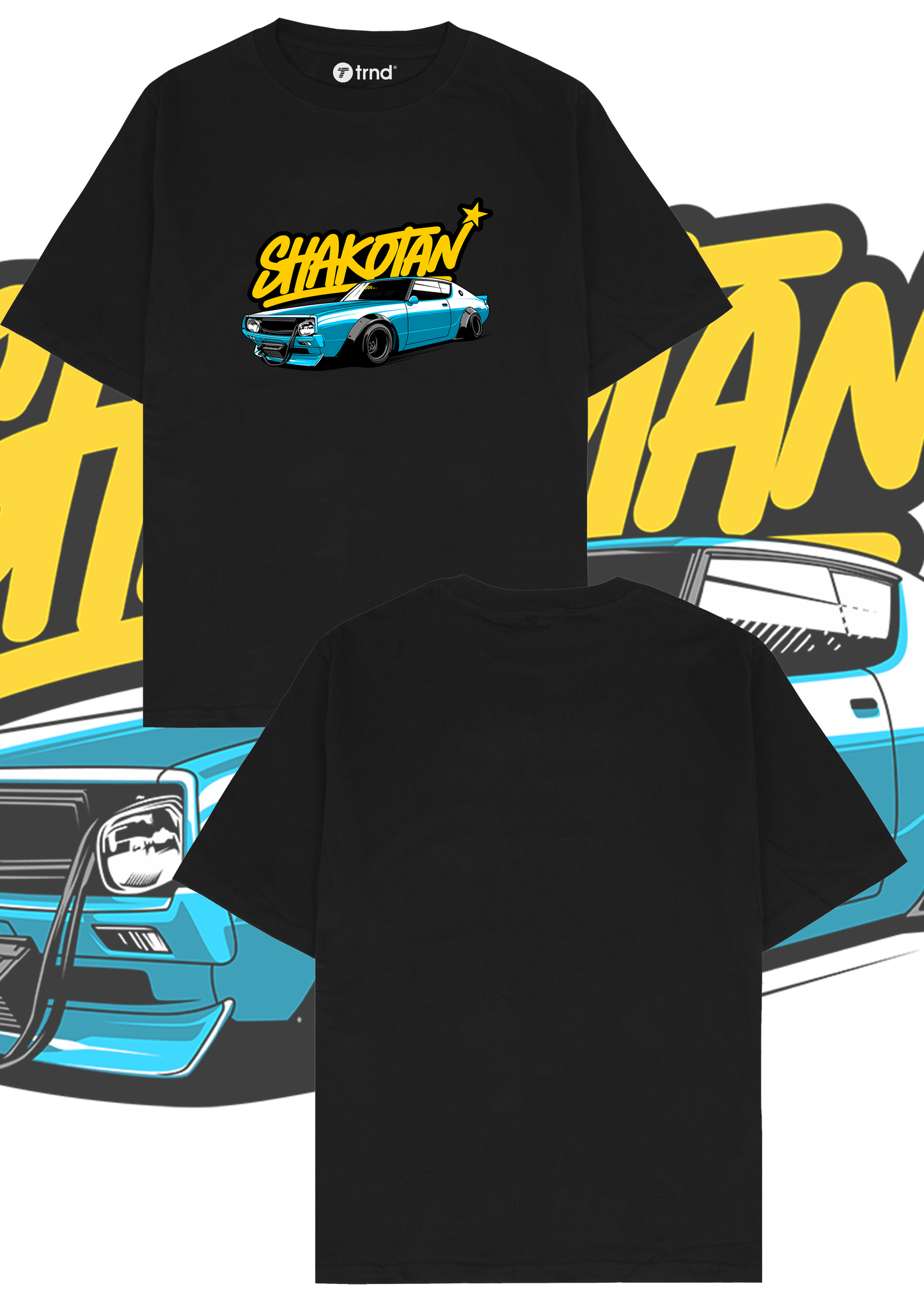 Nissan Skyline Shakotan T-Shirt - Trend Streetwear Car Graphic Tee