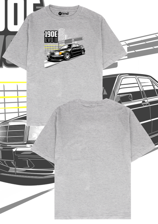 Mercedes-Benz 190E Evo II T-Shirt - Trend Streetwear Car Graphic Tee