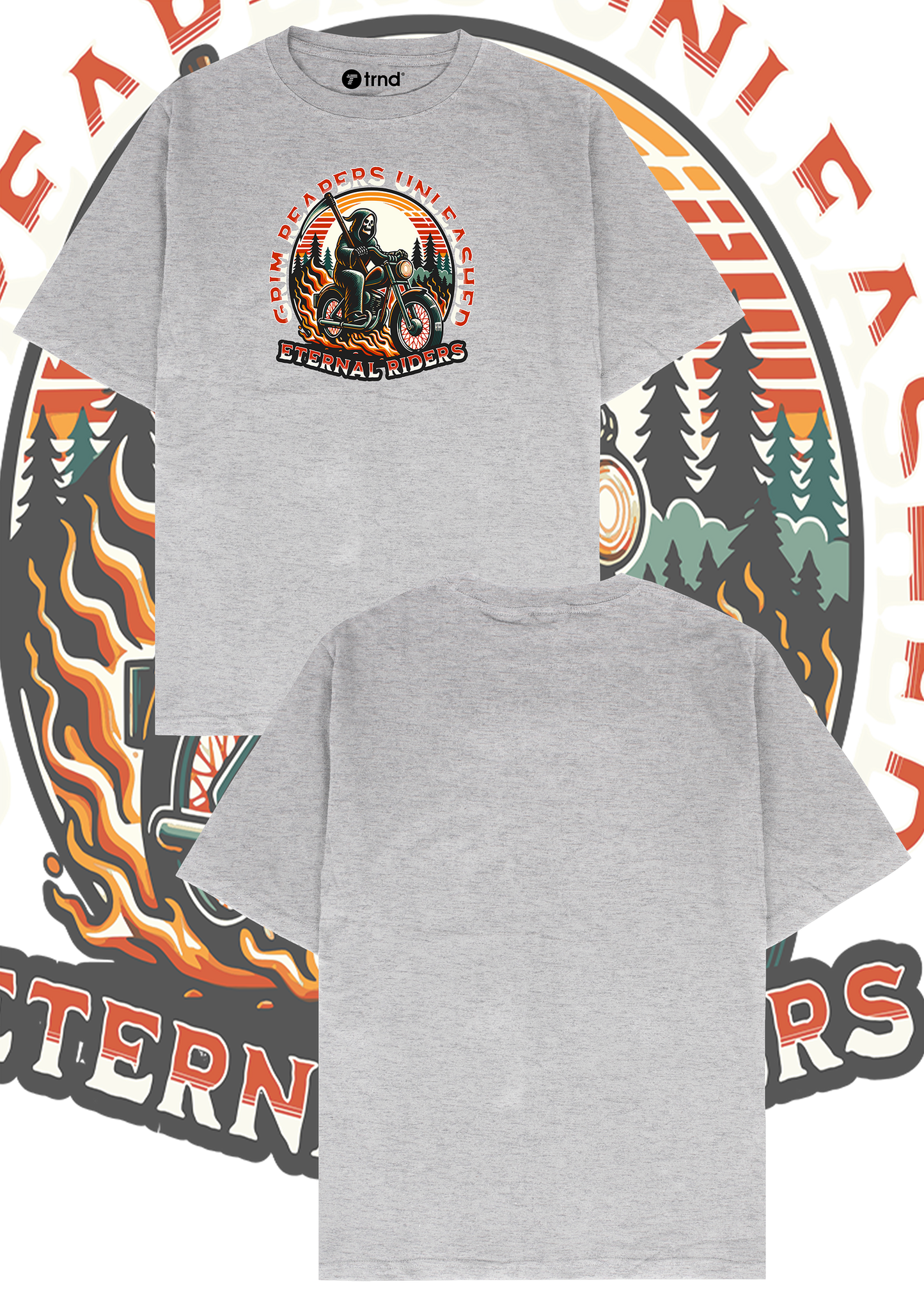Grim Reapers Unleashed T-Shirt - Eternal Riders | TRND