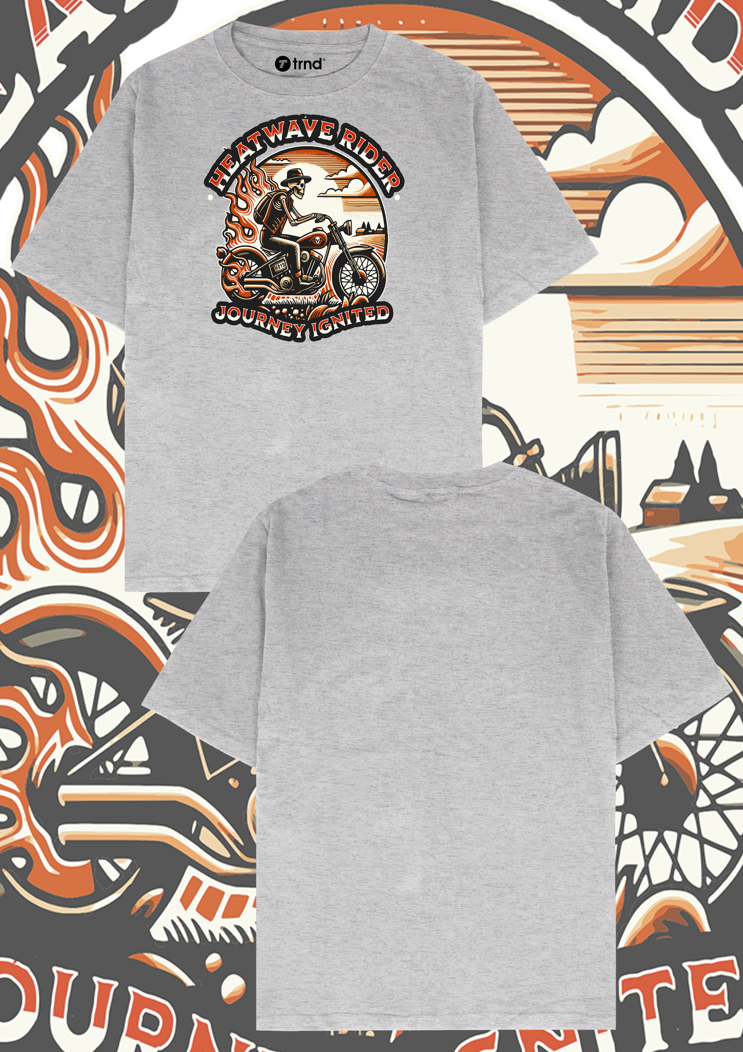 Heatwave Rider T-Shirt - Journey Ignited | TRND
