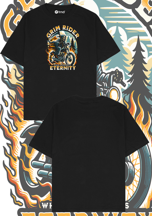 Grim Rider T-Shirt - Where Speed Meets Eternity | TRND