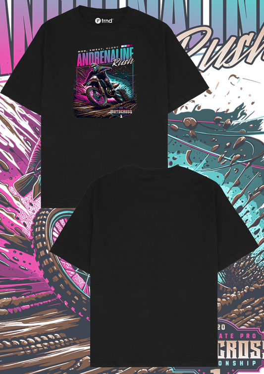Adrenaline Rush T-Shirt - Motocross Pro #1 | TRND