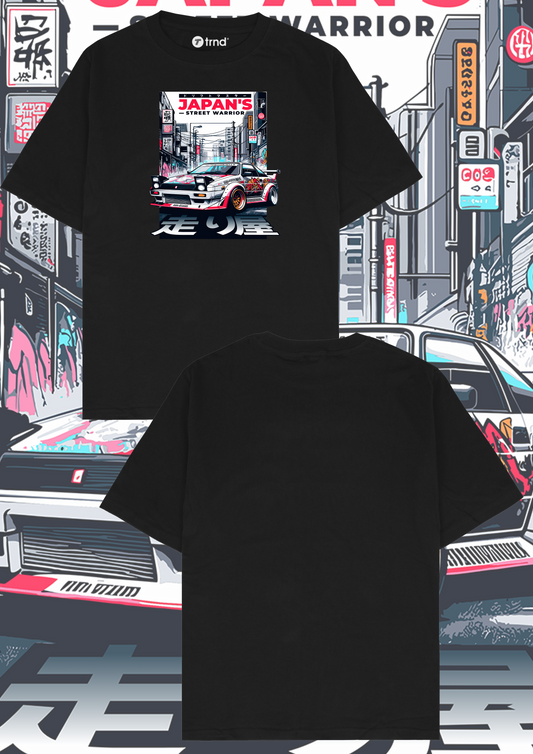 Toyota AE86 Japan's Street Warriors T-Shirt - Trend Streetwear Car Graphic Tee