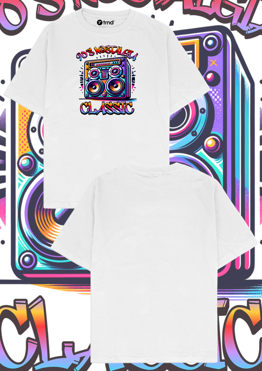 90's Nostalgia Classic T-Shirt - Trend Streetwear Retro Graphic Tee