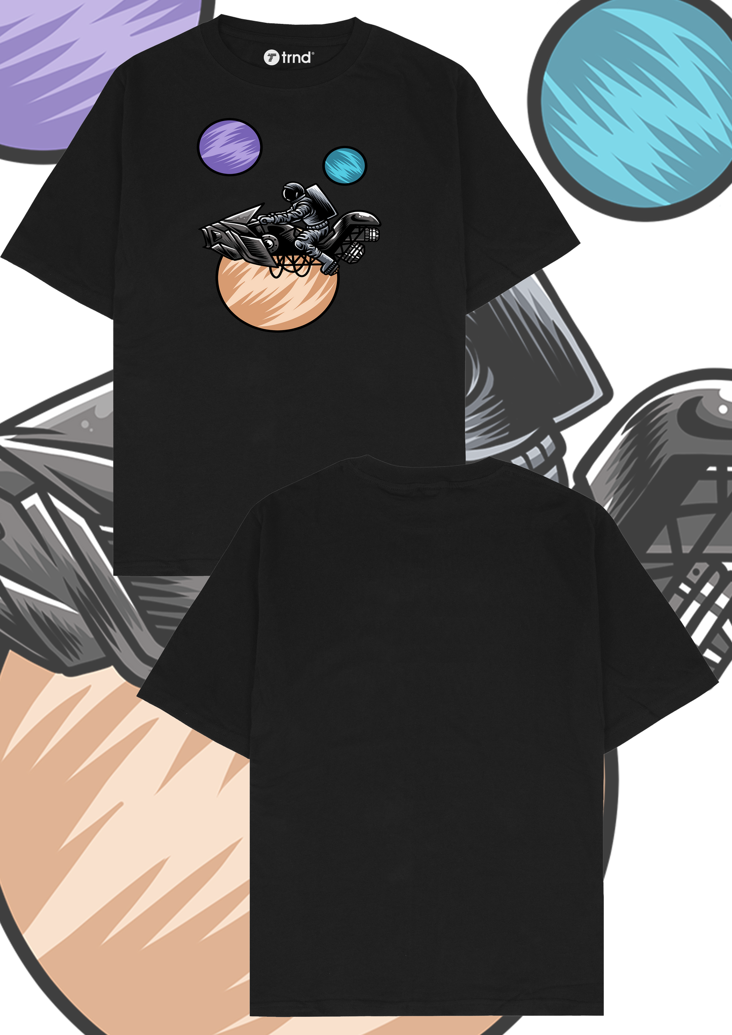Galactic Rider T-Shirt - Interstellar Voyage | TRND