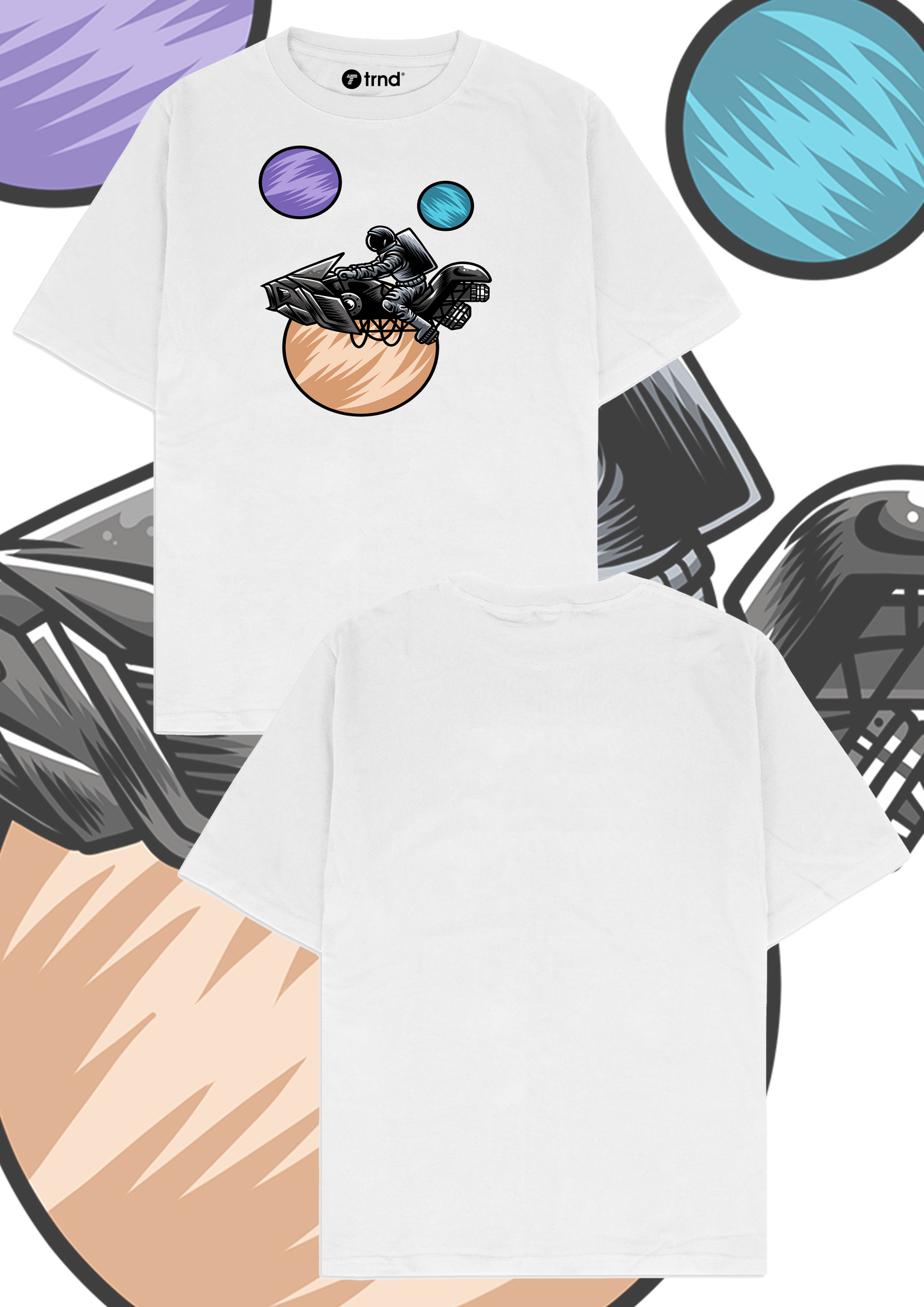 Galactic Rider T-Shirt - Interstellar Voyage | TRND
