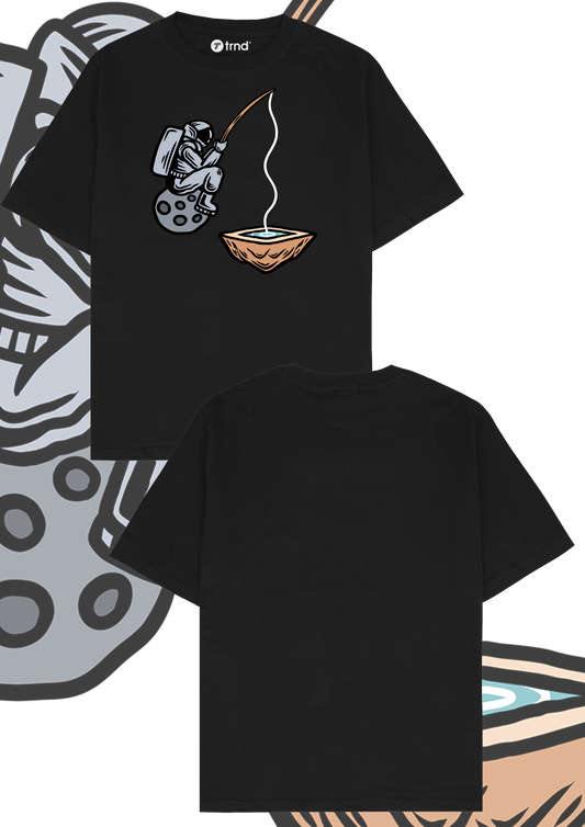 Lunar Fisherman T-Shirt - Cosmic Catch | TRND