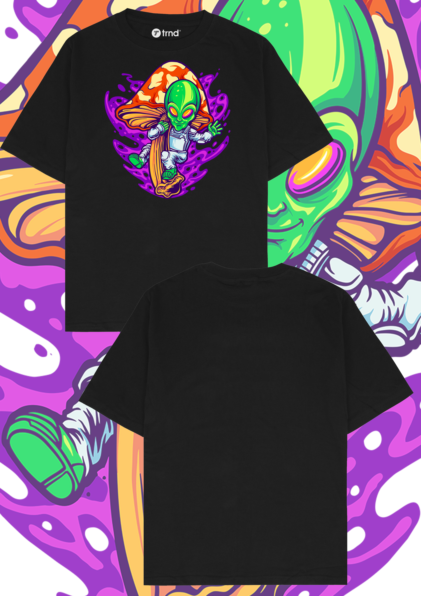 Mushroom Moonwalker T-Shirt - Galactic Groove | TRND