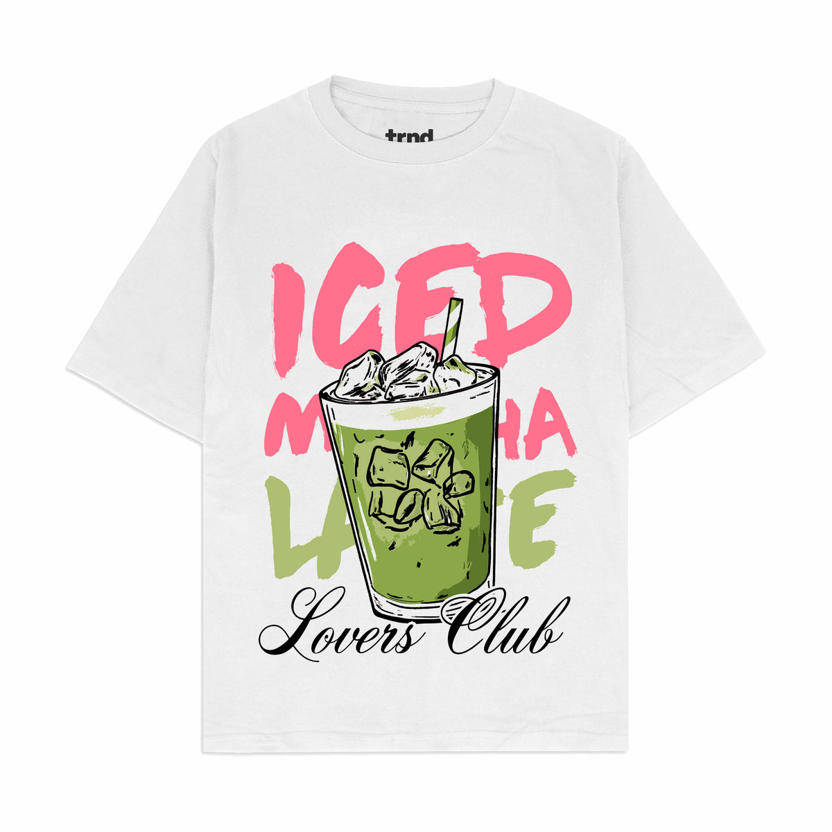 Iced Matcha Club Lovers Graphic T-Shirt