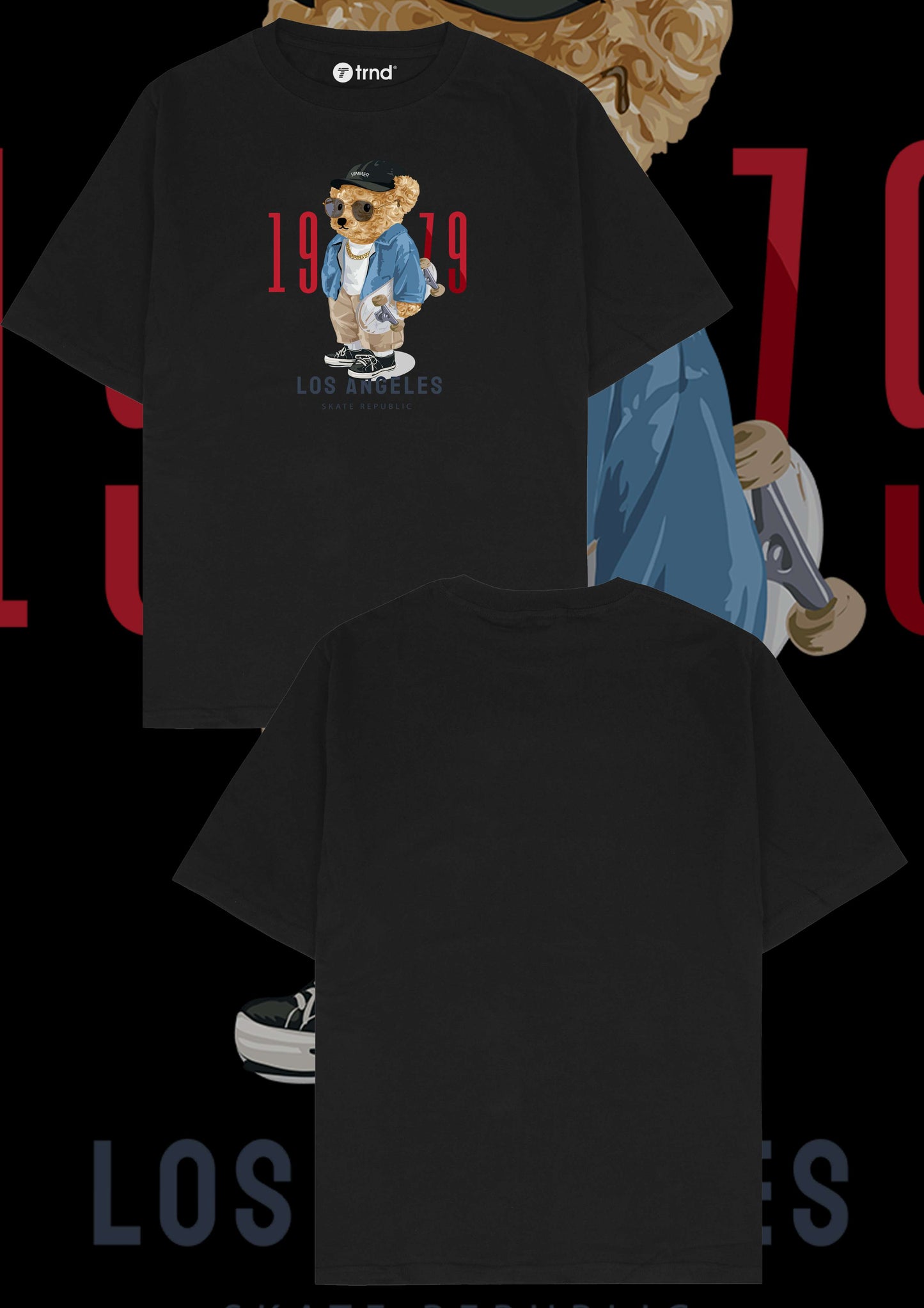 Los Angeles Skate Republic 1979 Urban Bear By TRND