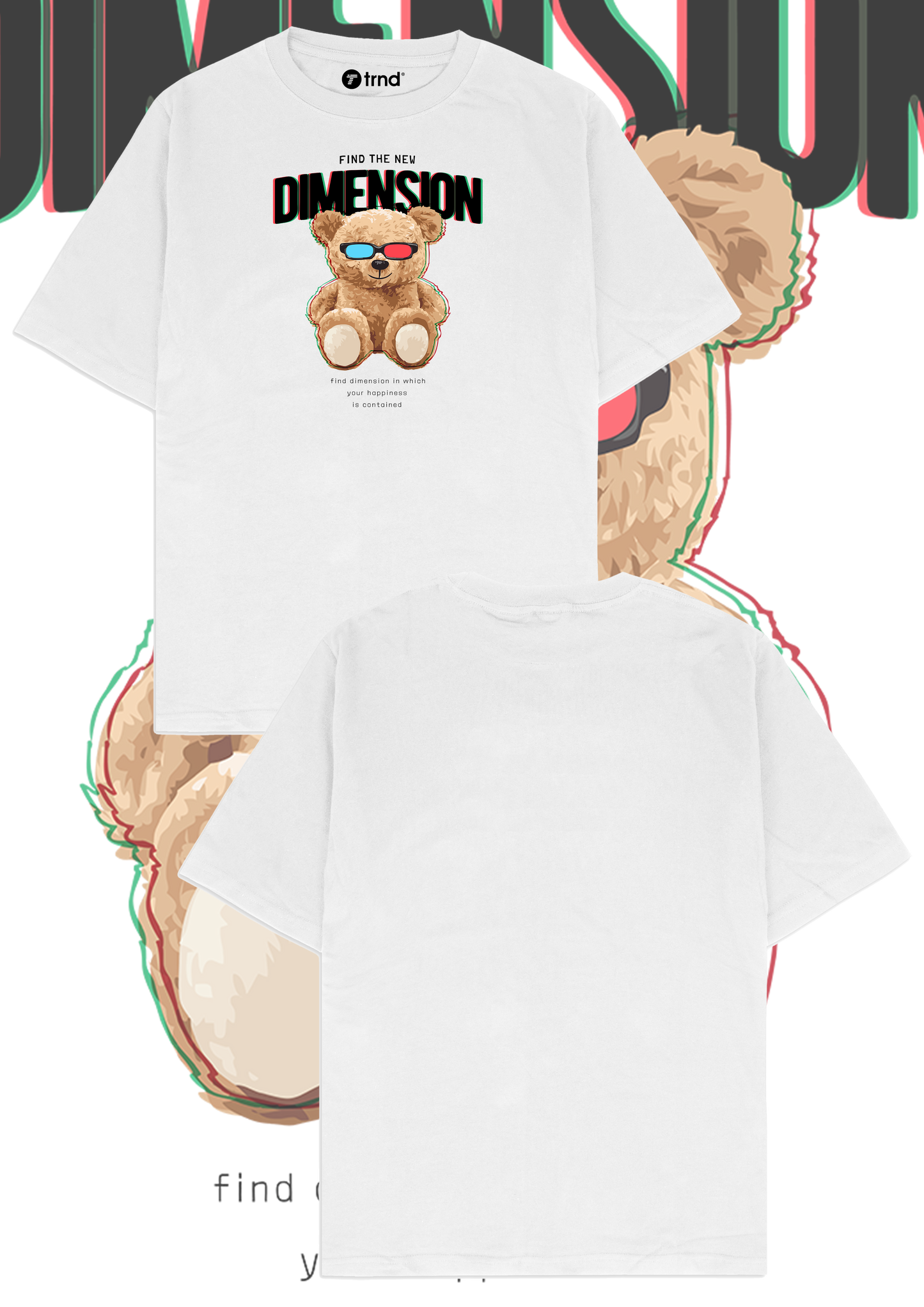 Find The New Dimension Urban Teddy Bear By TRND