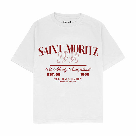 Saint Moritz 1991 Alpine Resort Graphic T-Shirt