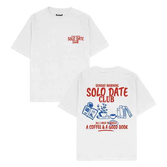 Solo Date Sunday Morning Club Graphic T-Shirt