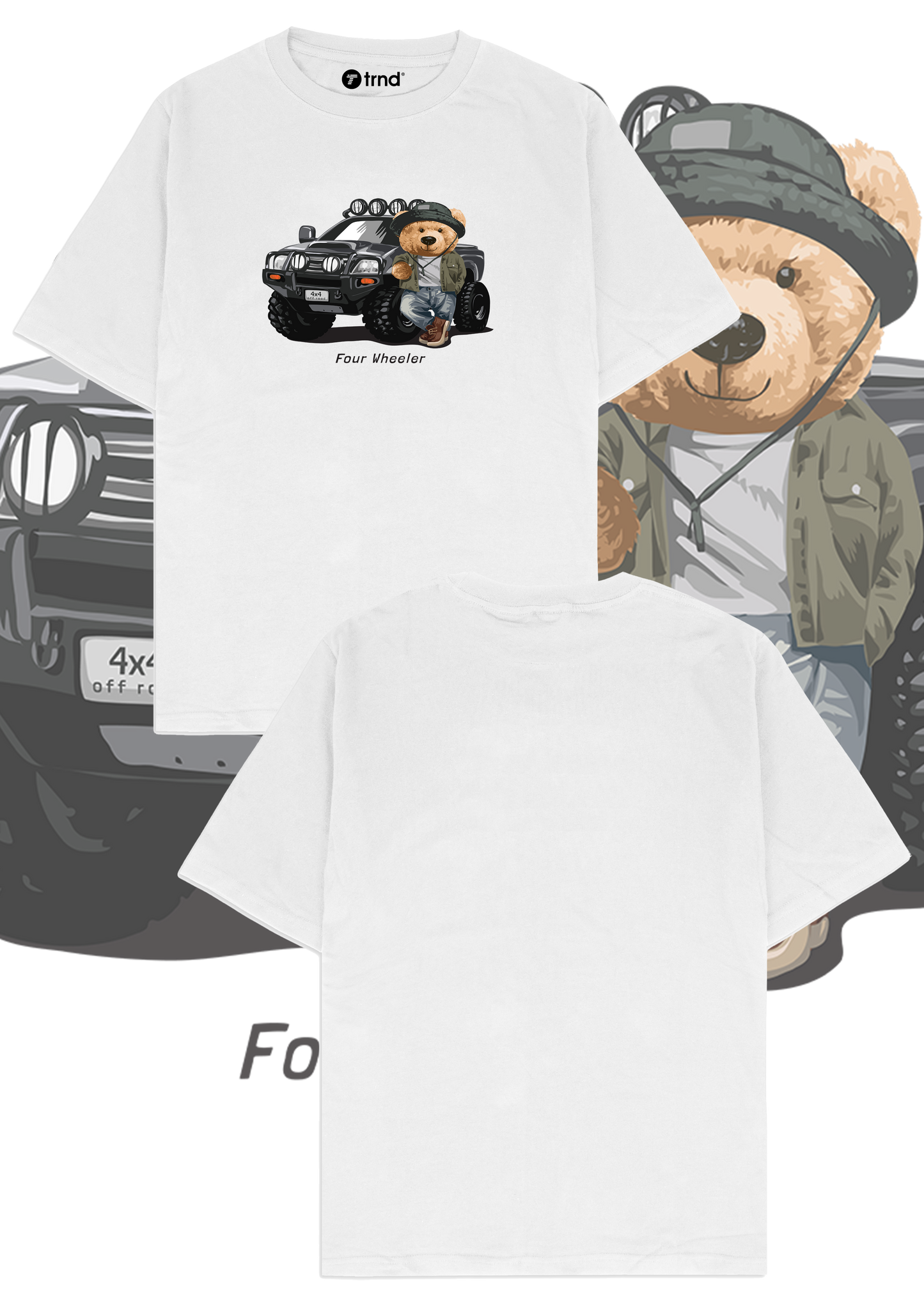Four Wheeler Urban Teddy Bear By TRND