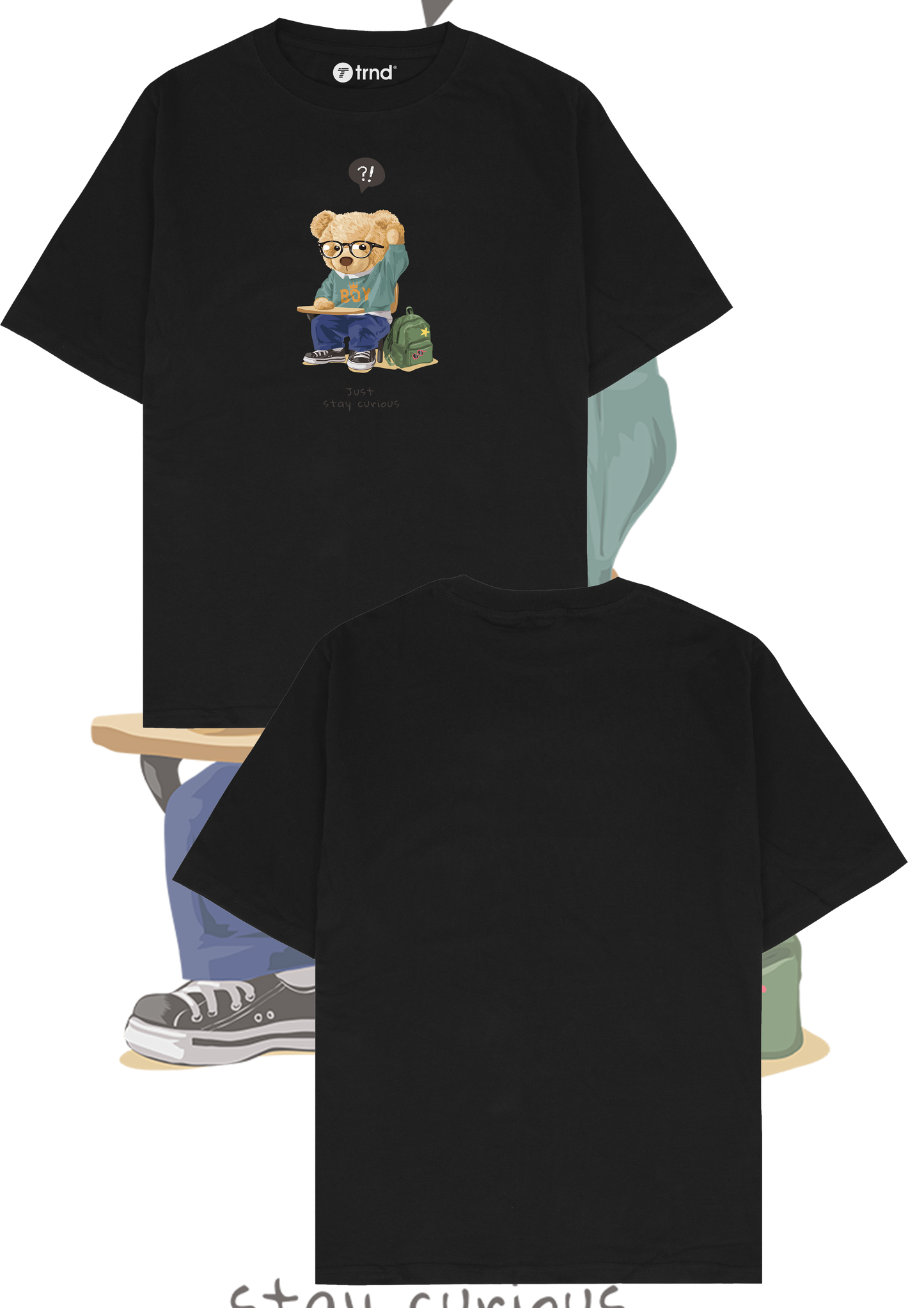 Urban Cute Teddy Bear Student  By TRND