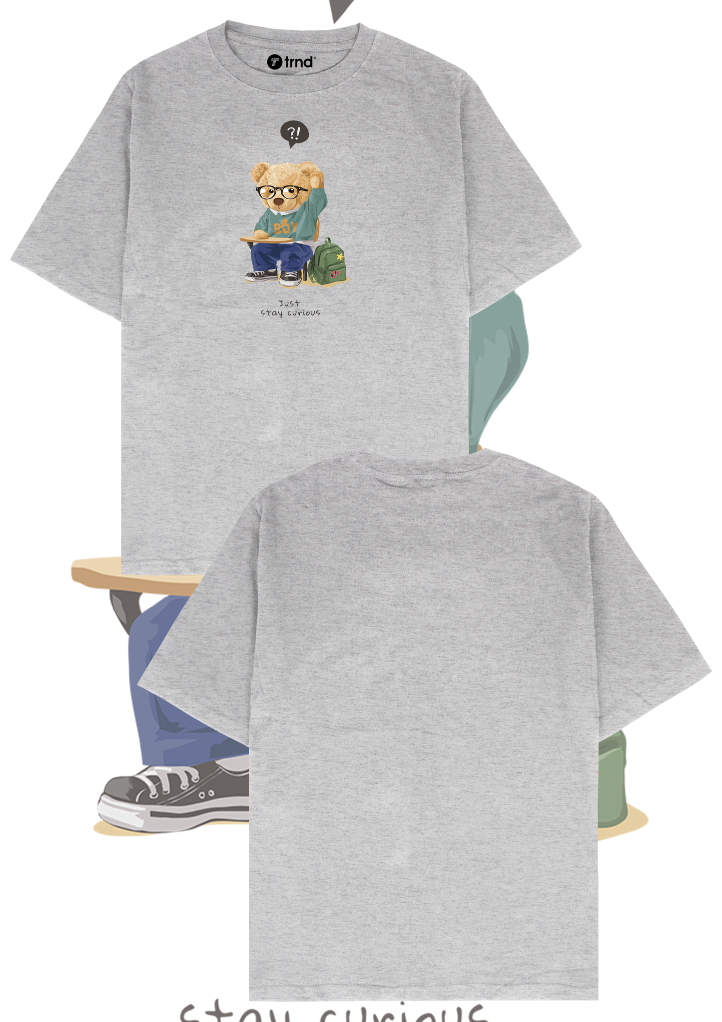 Urban Cute Teddy Bear Student  By TRND