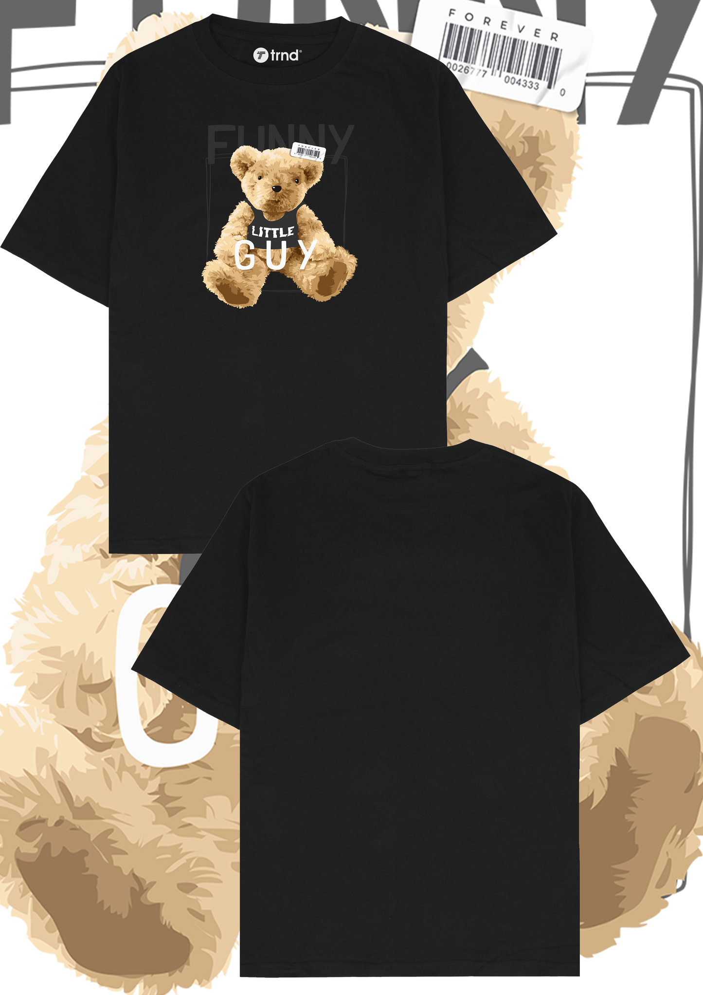 Funny Little Guy Urban Teddy Bear By TRND