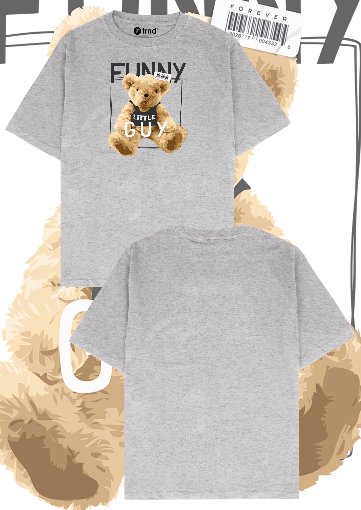 Funny Little Guy Urban Teddy Bear By TRND