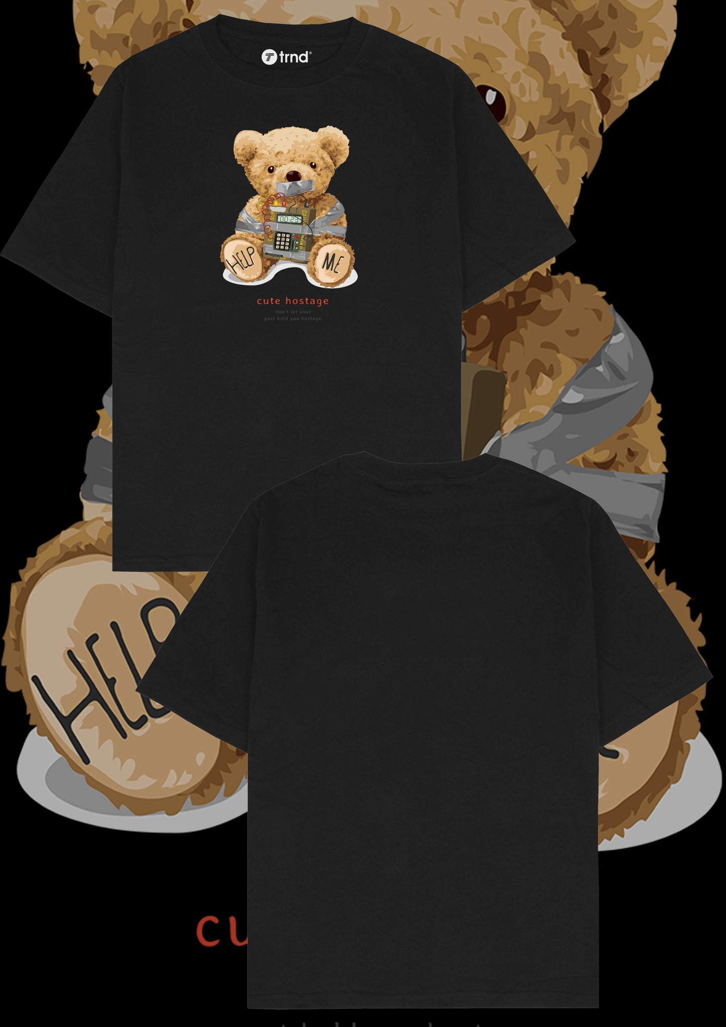 Quirky Cute Hostage Urban Teddy Bear By TRND