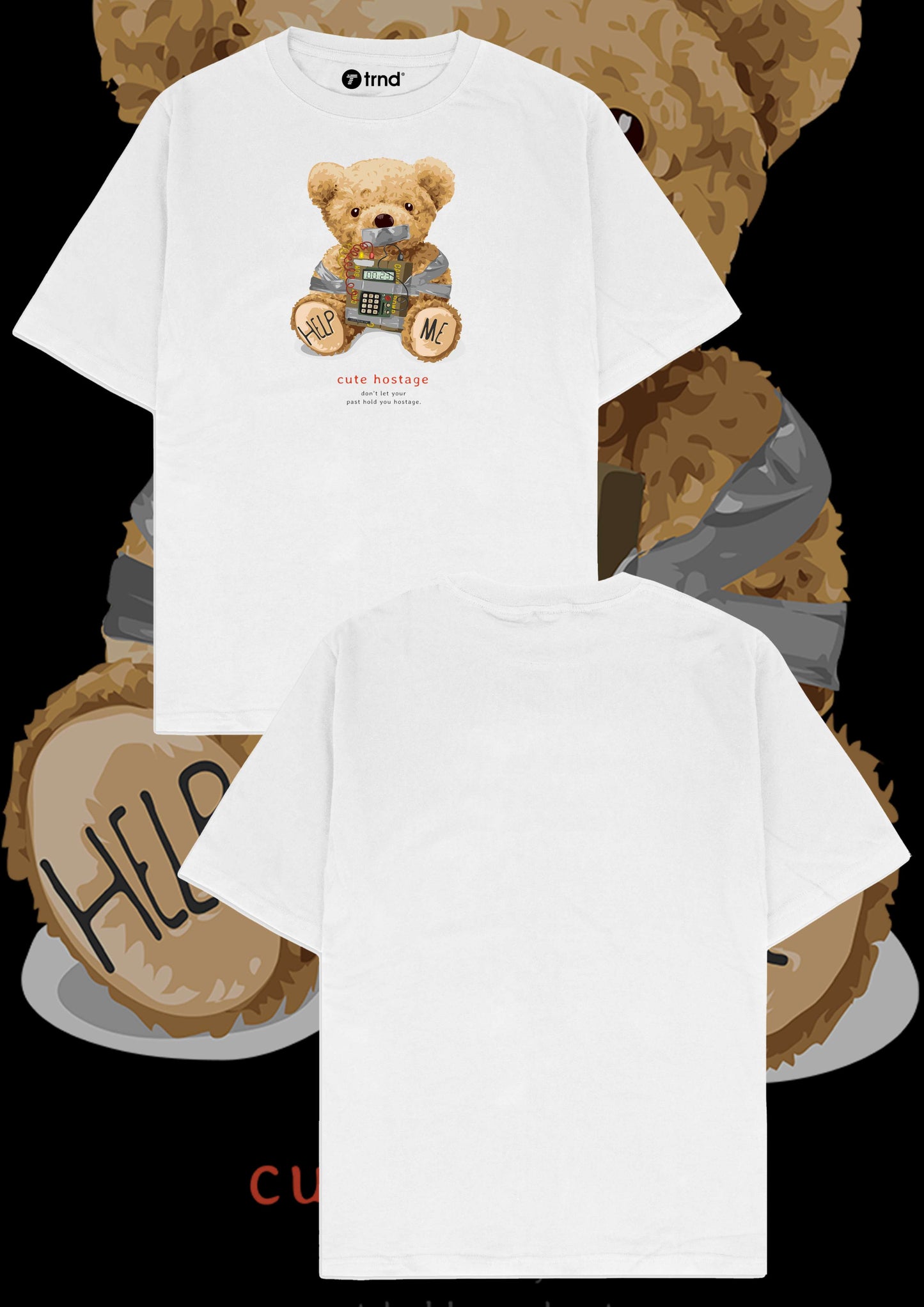 Quirky Cute Hostage Urban Teddy Bear By TRND