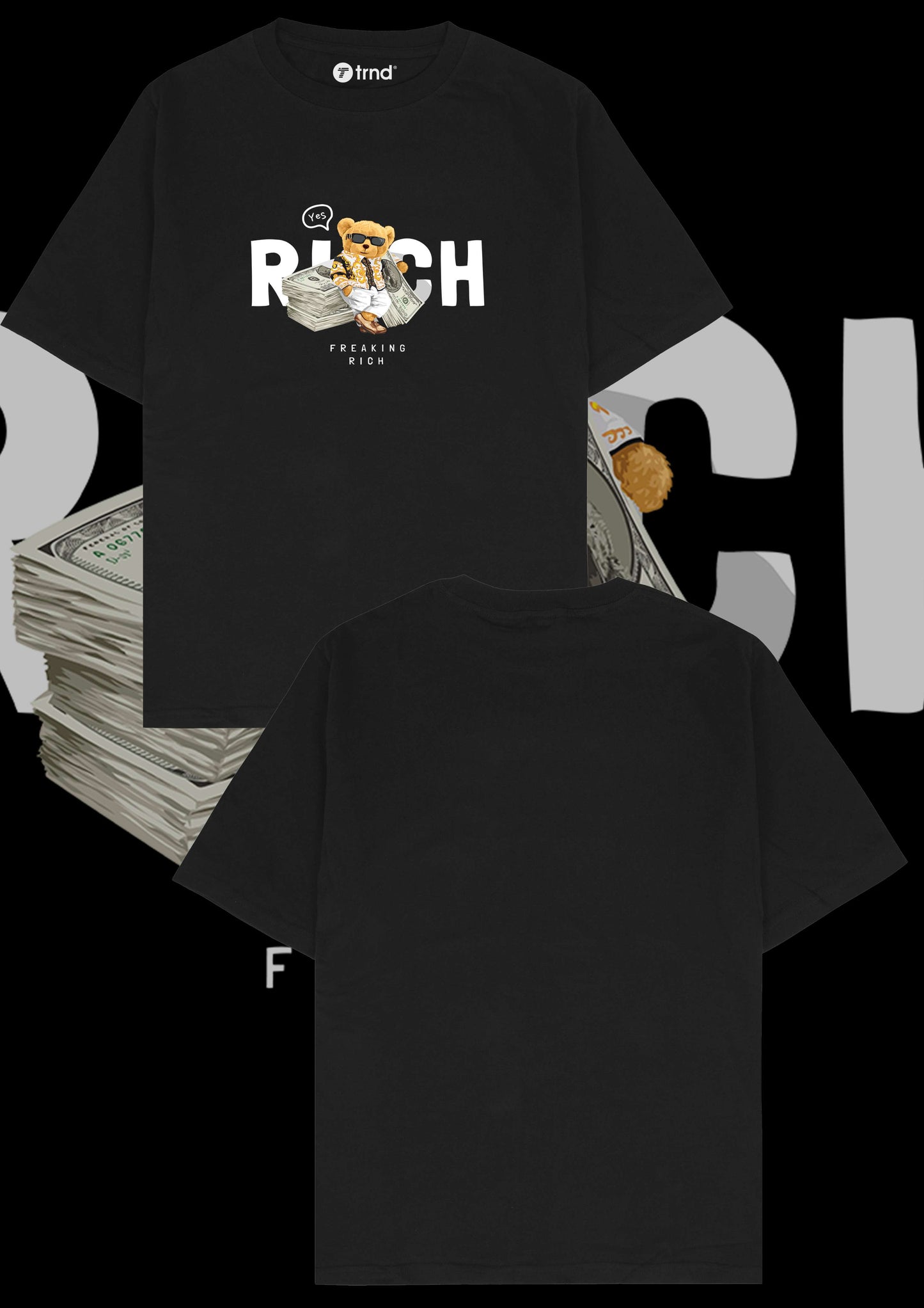 Bold Teddy Bear Rich Graphic By TRND