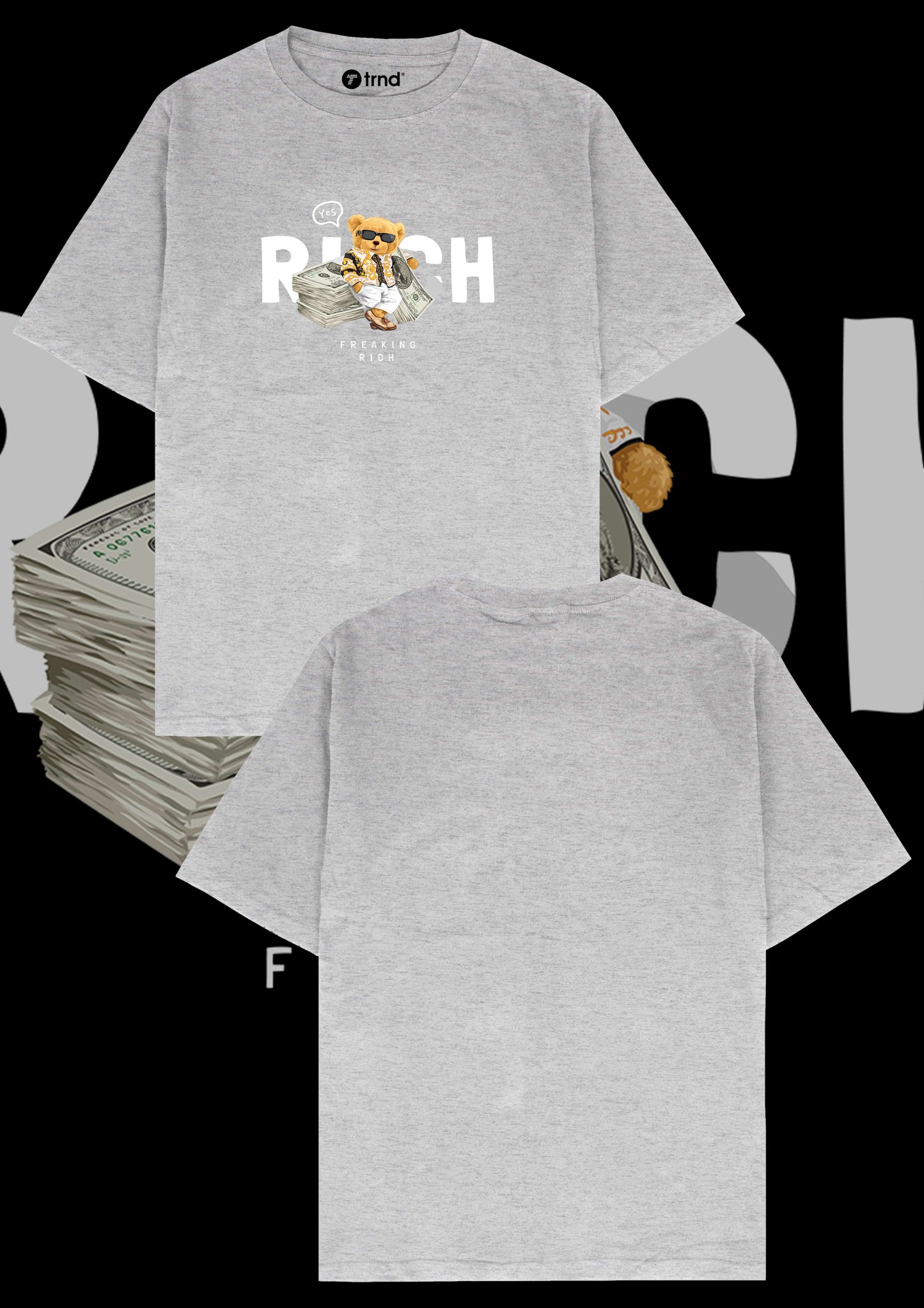 Bold Teddy Bear Rich Graphic By TRND