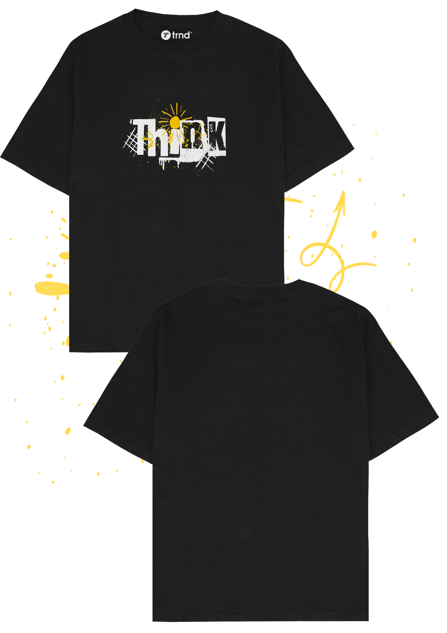 Spark Sunburst T-Shirt - Abstract Energy Tee | TRND