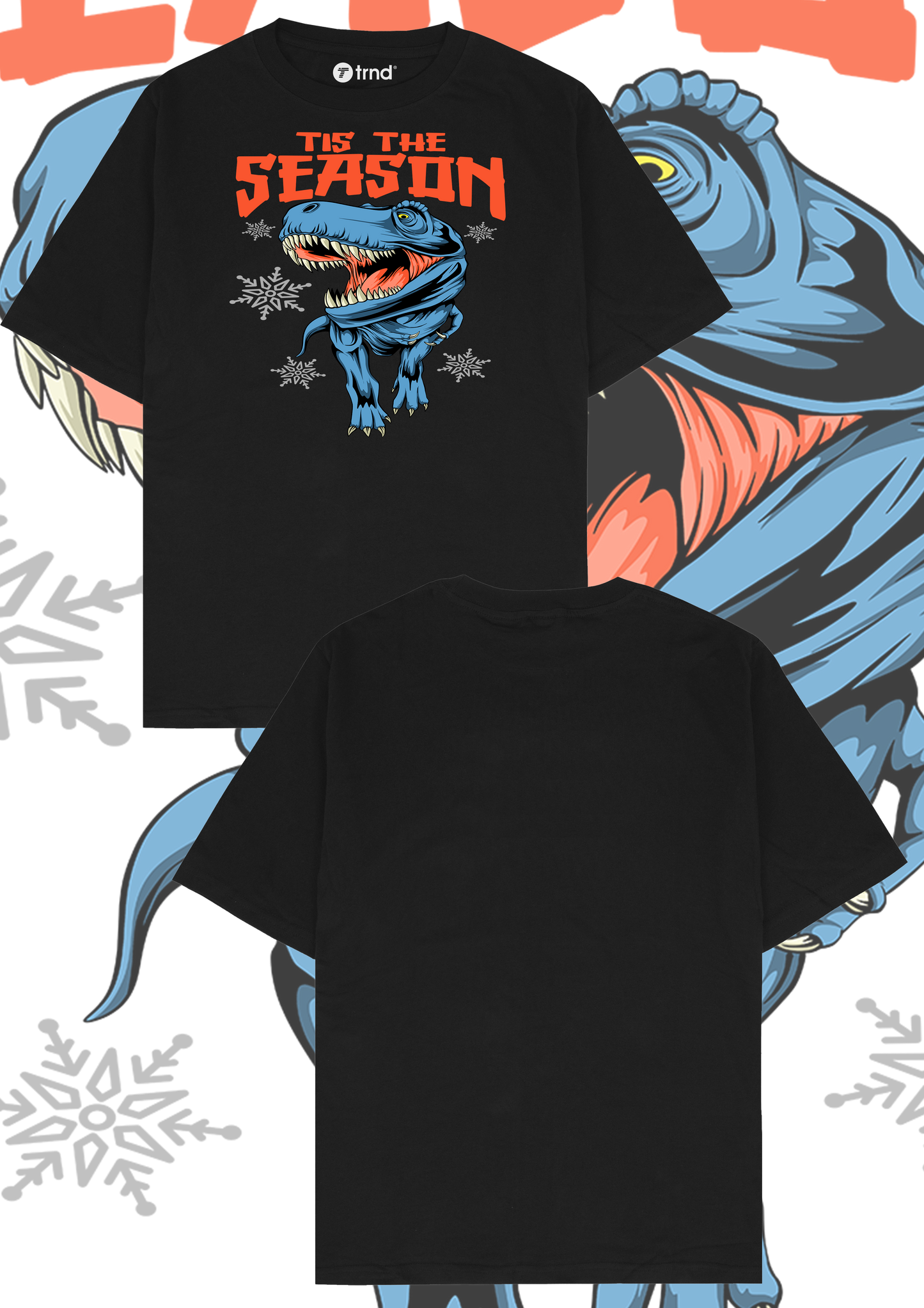 Dino Holiday T-Shirt - "Tis the Season" Rex | TRND