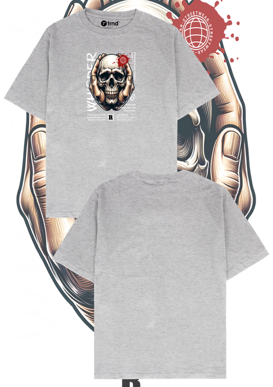 Whisperer Skull T-Shirt - Trend Streetwear Black Graphic Tee