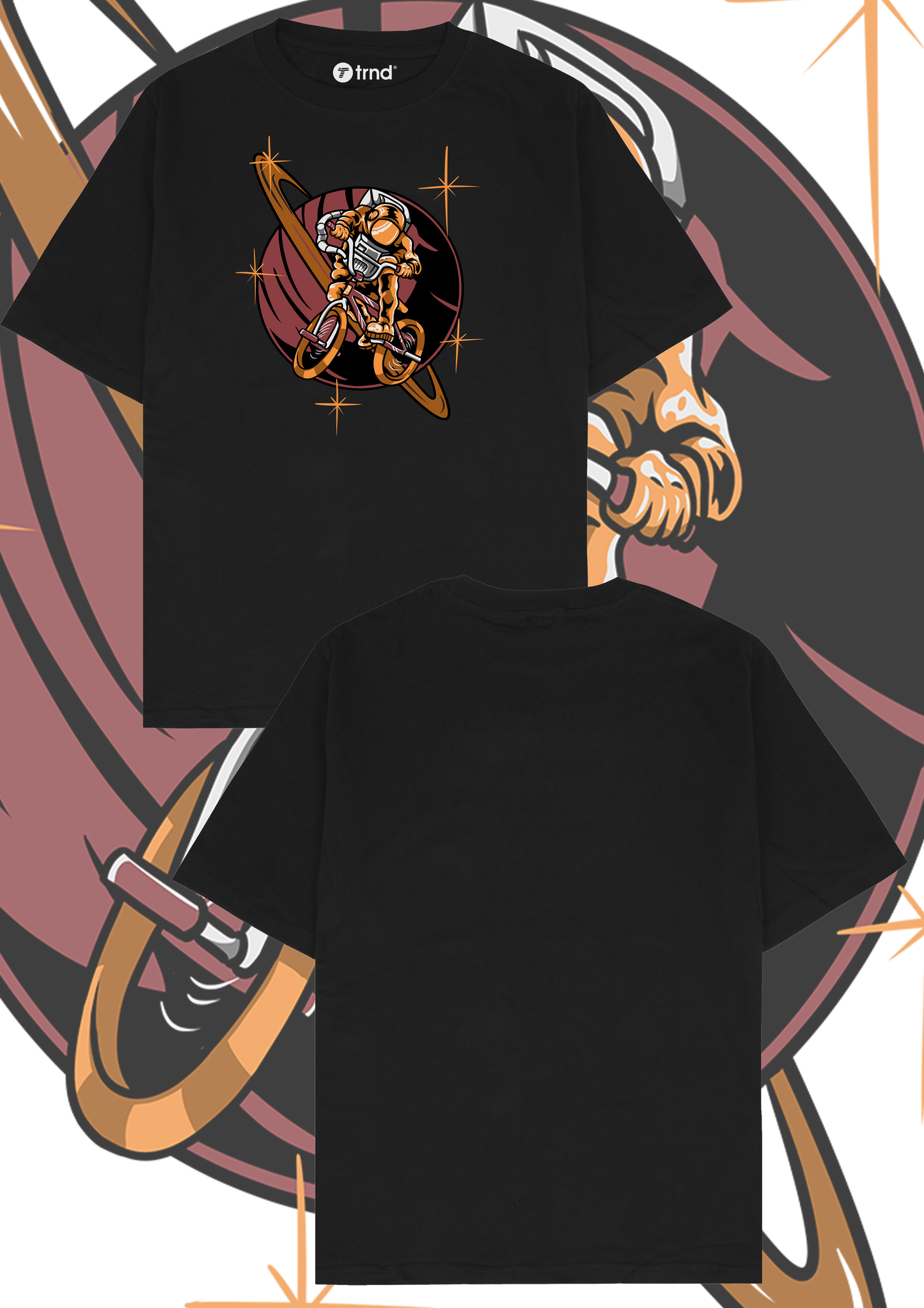 Cosmic BMX T-Shirt - Astronaut’s Ride | TRND