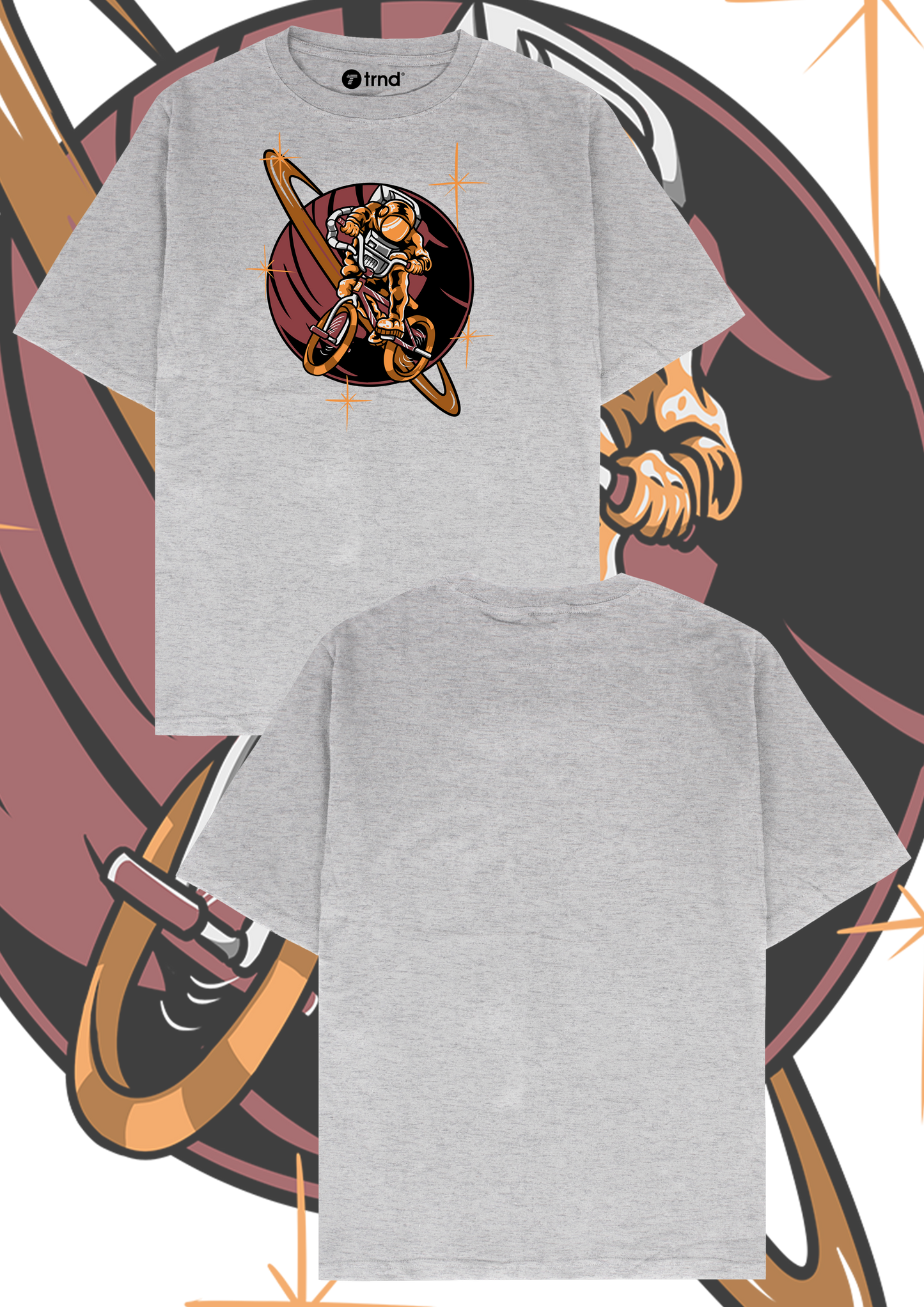 Cosmic BMX T-Shirt - Astronaut’s Ride | TRND