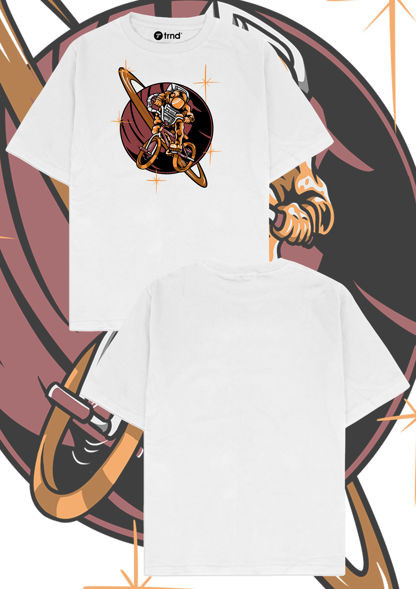 Cosmic BMX T-Shirt - Astronaut’s Ride | TRND