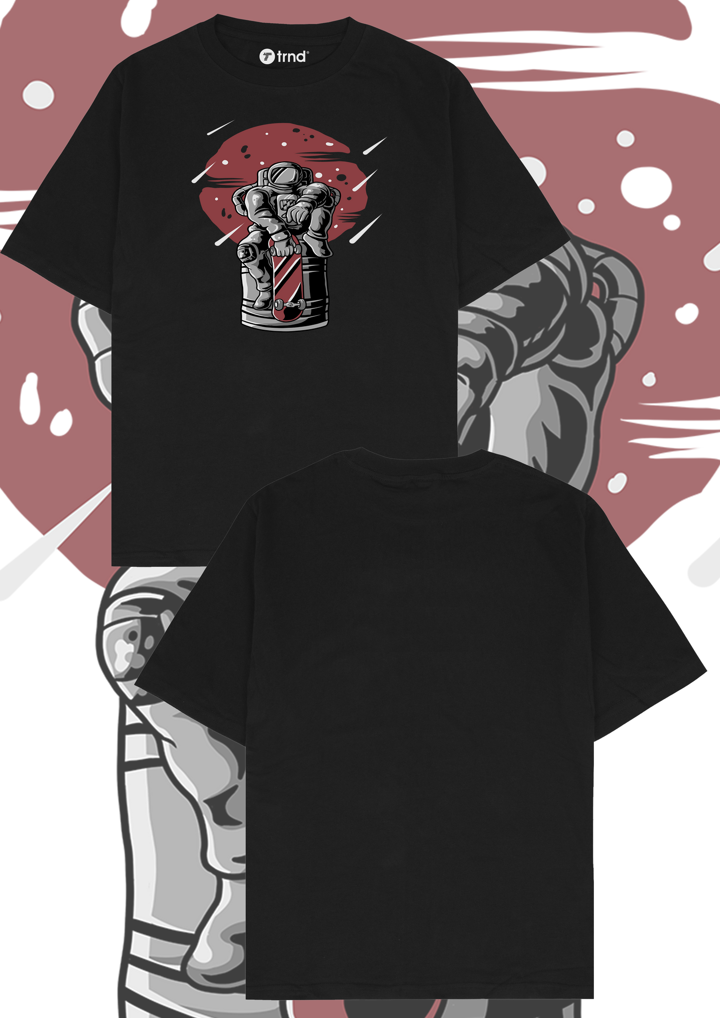 Lunar Drifter T-Shirt - Cosmic Reflection | TRND