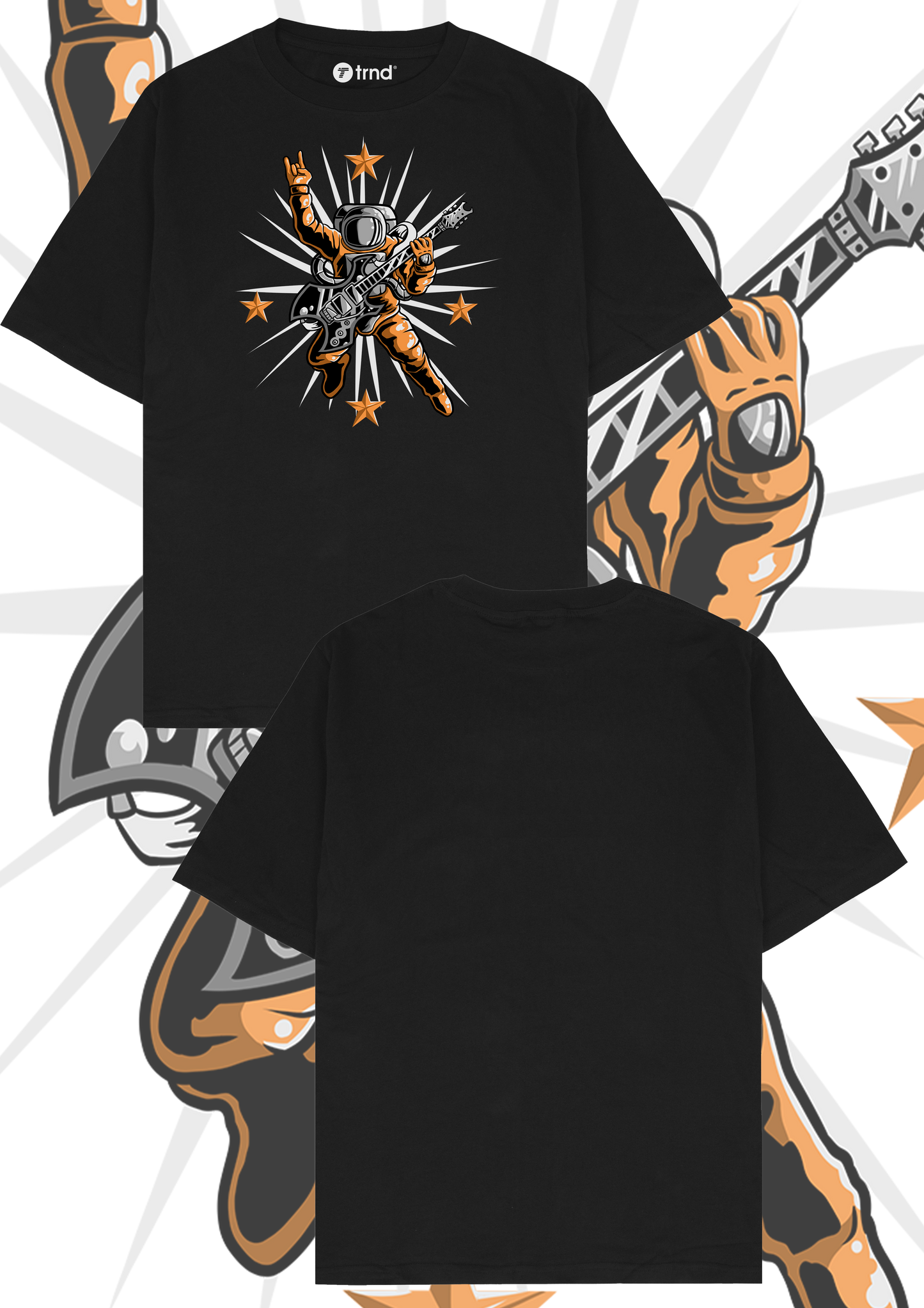 Galactic Rockstar T-Shirt - Cosmic Soundwave | TRND