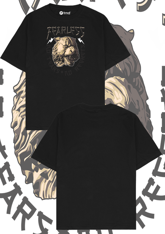 Fearless Lion T-Shirt - Bold Statement Tee | TRND