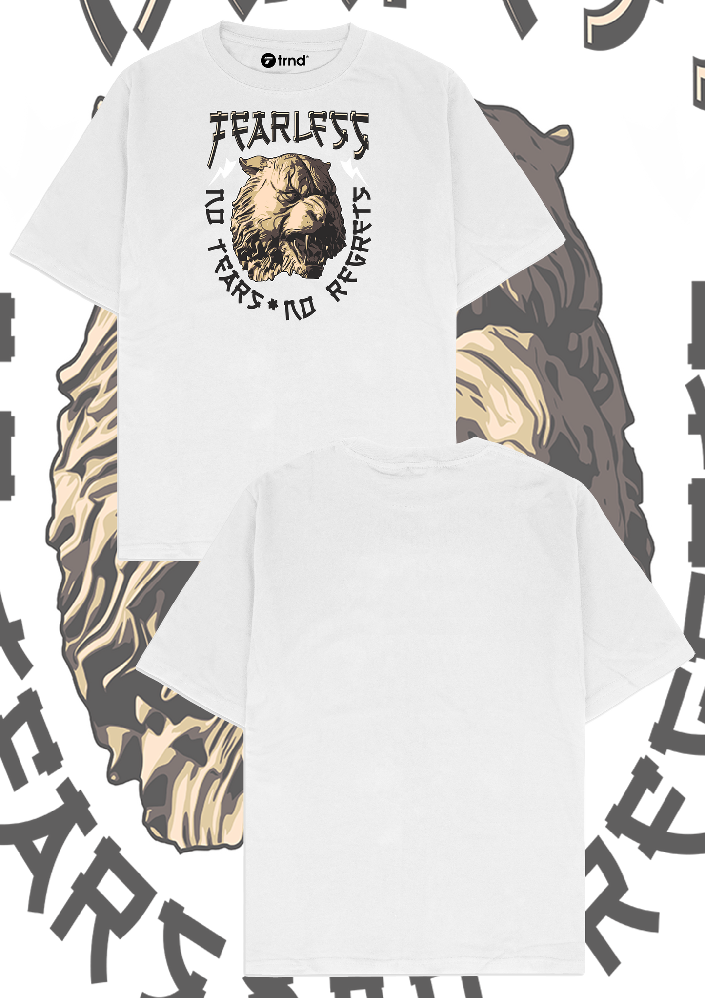 Fearless Lion T-Shirt - Bold Statement Tee | TRND